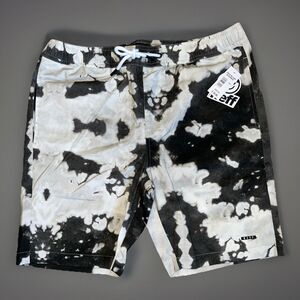 Neff Black and White Athletic Shorts